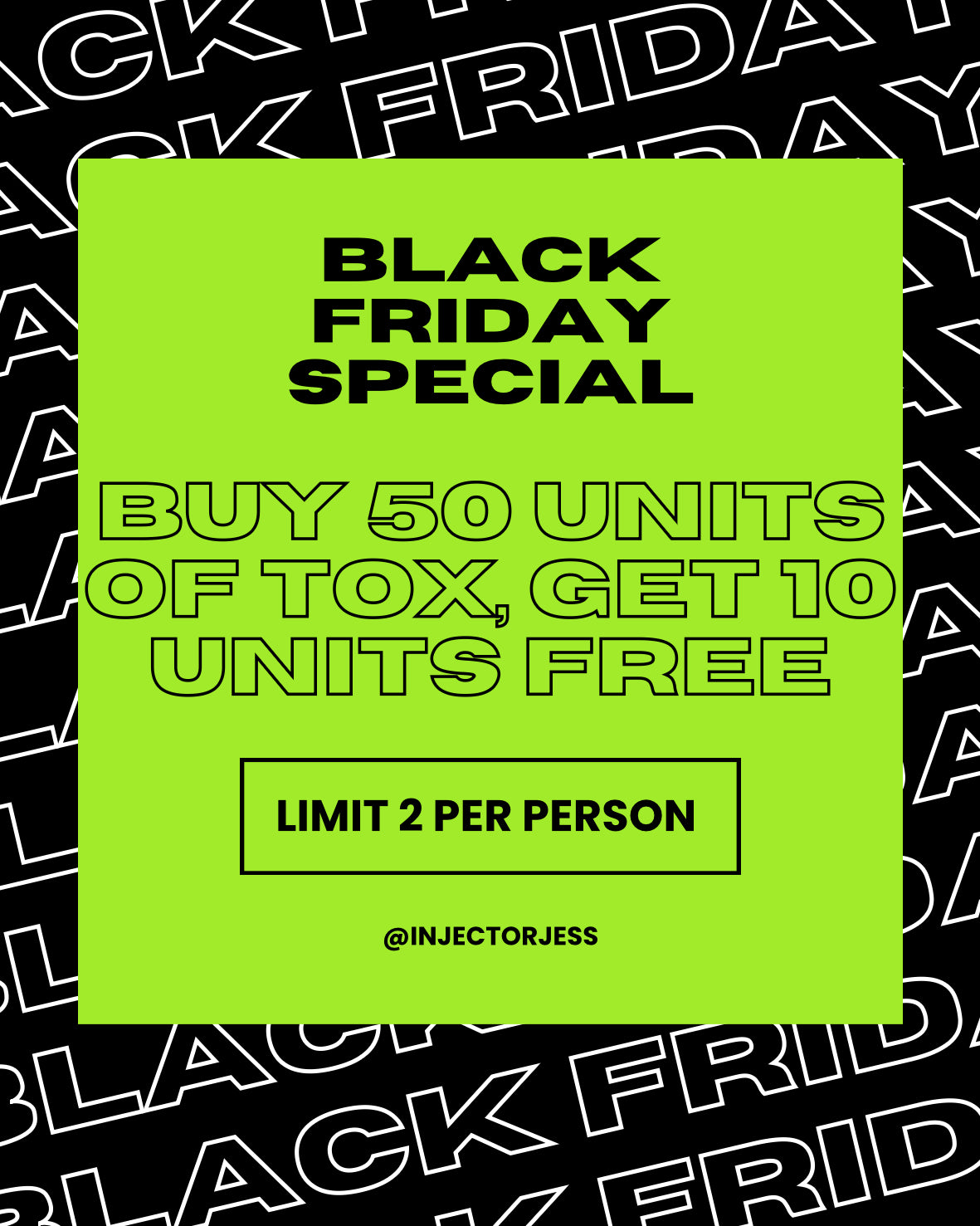 Black Friday Tox Special