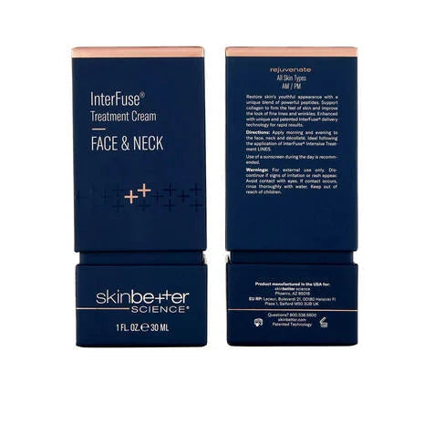 Skinbetter Interfuse Treatment cream Face and Neck