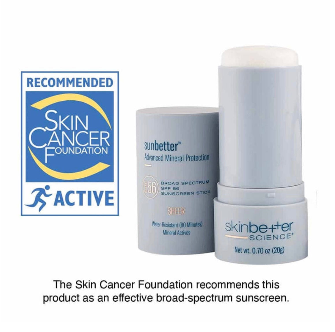 Skin Better sunbetter SHEER SPF 56 Sunscreen Stick 20 g