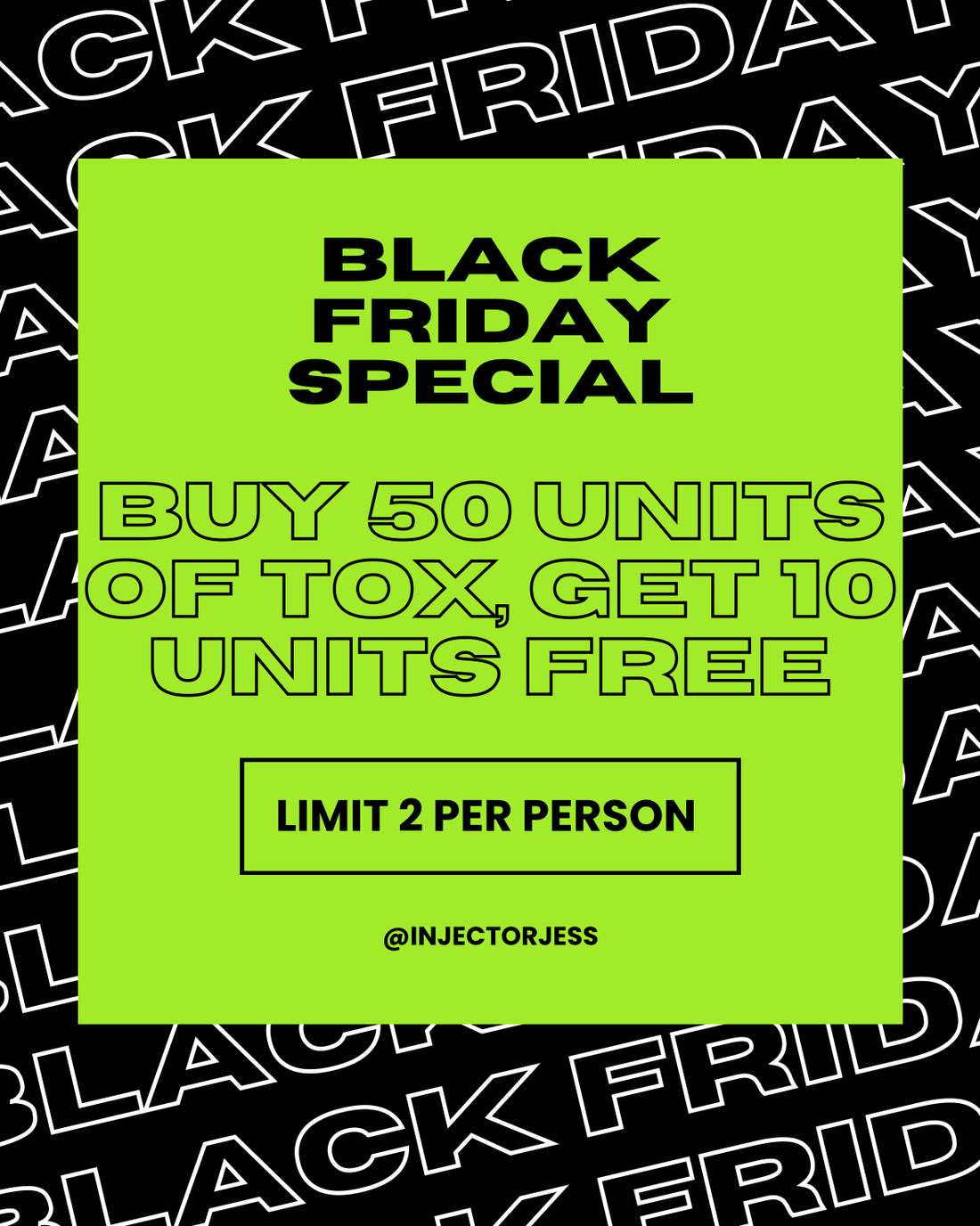 Black Friday Tox Special